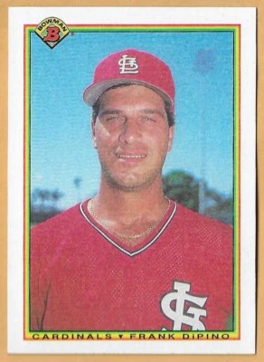 FRANK DiPINO ST. LOUIS CARDINALS #187 - BOWMAN NM-MT 1990 - Image 1 of 2