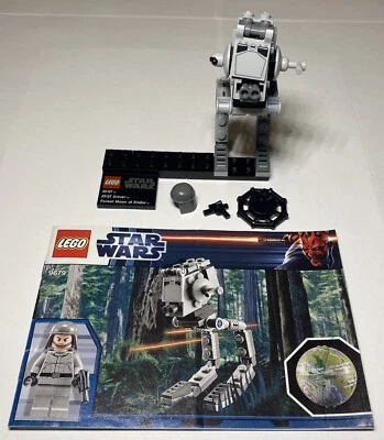 Lego Star Wars Miniature 9679 AT-ST Forest Moon of Endor w/manual missing minfig - Image 1 of 4