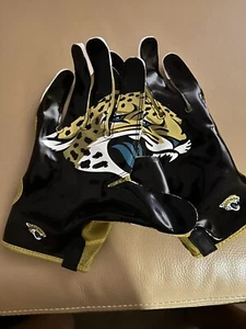 Mens Football NFL Jaguars Nike Wide Receivers Gloves XXXL 3XL - Picture 1 of 3