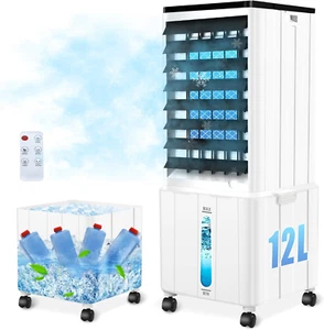 Condizionatore Portatile Senza Tubo, 12L 60W Climatizzatore Portatile Con Timer - Foto 1 di 12