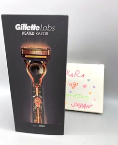 Gillette Labs Heated Laser Shaving Razor 2 Piece Assortment Black New Japan - Picture 1 of 16
