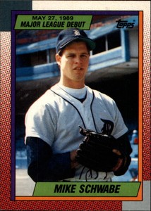 1990 Topps Debut '89 Baseball Card #111 Mike Schwabe