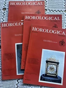Horological Journal x 4 1981 Vintage Bundle Magazines - Foto 1 di 3