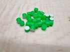 Incrustations de points de touche vert néon 1/8" 4 mm 5 mm 6 mm 1/4" 7 mm 8 mm-26 qty