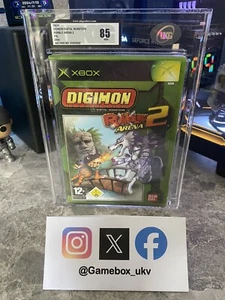Xbox Digimon Rumble Arena 2 💚 Sealed UK Pal Graded 85 Nm+ UKG Wata VGA Vintage - Picture 1 of 4