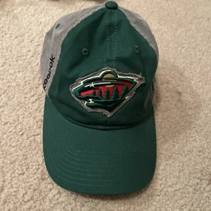 Minnesota Wild Reebok NHL Center Ice Hockey Cap Hat One Size Fits Alll - Picture 1 of 6
