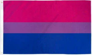 Bisexual Flag 4x6ft LGBTQIA Bi Pride Bisexual Rainbow Pride Flag LGBT Pride Cape - Picture 1 of 3