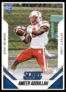 2015 Score #385 Ameer Abdullah Detroit Lions - Picture 1 of 2