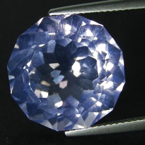 16.50Cts Elegant 100% Natural Lavender Quartz Round Custom Cut Loose Gem Cut VDO - Picture 1 of 3