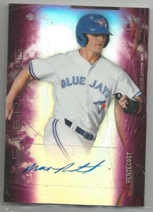 2014 Bowman Sterling Prospect Autograph Magenta Refractor Max Pentecost #'d /99 - Picture 1 of 2