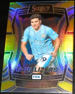 2023-24 Select FIFA Julian Alvarez Equalizers Gold Prizm # 04/10 - Picture 1 of 3