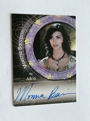 Stargate Morena Baccarin Autograph Card A97 as Adria - Image 1 of 2