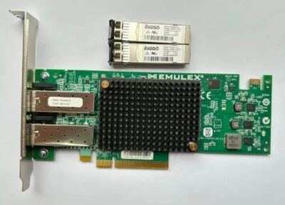 DELL IBM Emulex OCE11102 P005414 74Y2094 2-Port 10Gb SFP+ PCI-e Network Adapter - Image 1 of 4