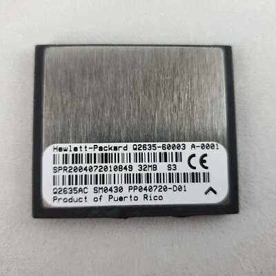 HP Q2635AC / Q2635-60003 Compact Flash 32MB Firmware for LaserJet 4650 9040 9050 - Image 1 of 2