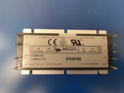 VICOR VI-2N2-03 ISOLATED DC/DC CONVERTER - Image 1 of 2