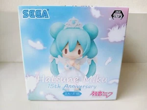 Vocaloid Hatsune Miku Mini Figure 15th Anniversary Ver. SEGA - Picture 1 of 4