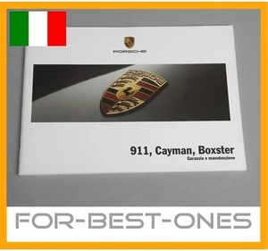 Italiano Porsche 911 991 981 Garanzia e Manutenzione supp. manuale Serviceheft  - Imagen 1 de 12