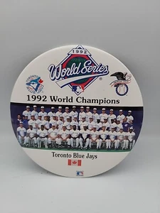 TORONTO BLUE JAYS 1992 WORLD SERIES CHAMPS LARGE PINBACK BUTTON - Picture 1 of 1