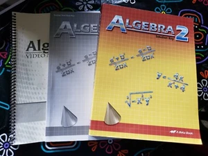 ABEKA A BEKA Algebra 2 Solution Key Teacher Test Quiz Key Video Manual Set - Picture 1 of 4