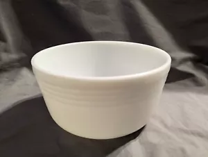 1950er Jahre PYREX "Hamilton Beach Mixer" große Rührschüssel, weißes Milchglas GEBRAUCHT - Bild 1 von 14