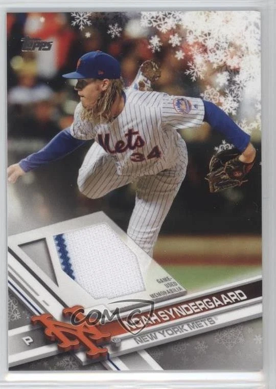2017 Topps Holiday Wal-Mart Exclusive Relics Noah Syndergaard #R-NS - Image 1 of 2
