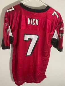 New Authentic Michael Vick Atlanta Falcons Reebok NFL Jersey Xl Red Home Equipme - Picture 1 of 4