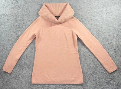 Suéter Ann Taylor Cashmere Cuello Alto Mujer Medio Suave Tejido Pullover Foto 1 de 4