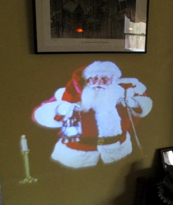 Virtual Holiday Mr. Christmas Projector Animated Halloween Christmas Display - Image 1 of 4