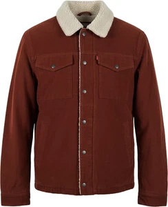 Levi's Cord Sherpa gefütterte Jacke - Neu mit Etikett Herren Large Rost - #48455-CL1 - Bild 1 von 2