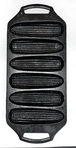 LODGE USA Cast Iron BW6CRN -- 6 Stick CORN COB CORN STICK MUFFIN PAN - Picture 1 of 5