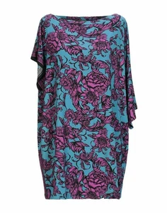 VERSACE BEACHWEAR KLEID MAXI T-SHIRT BAROCK BLUMEN GRIECHISCHER PRINT IT 40 US 4 bis 10 - Bild 1 von 2