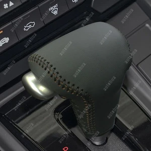 Gear Shift Knob Cover For Honda CR-V 17-22 PU Leather Protector Trim Wrap Black - Picture 1 of 8