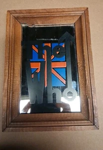 Vintage The Who Carnival Spiegelkunst mit Folie gerahmt Union Jack bitte Beschreibung lesen - Bild 1 von 1