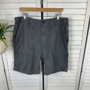 Pantaloncino Outerknown Voyager Utility grigio verde cotone biologico uomo taglia 36 - Foto 1 di 9