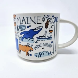 Starbucks Maine Been There Series Ceramic Coffee Mug Cup 14 oz 2022 - Picture 1 of 6