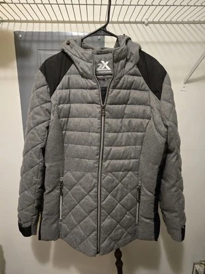 Chaqueta aislante Zeroxposur MUJERES etiqueta negra, gris y negra XL/con capucha Foto 1 de 4