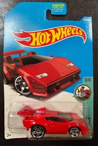 Neu - Hot Wheels Lamborghini Countach Tooned 152/365 rot 6/10 (#955) - Bild 1 von 3