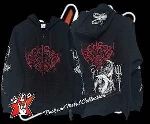 Archgoat Hoodie Black Metal Bathory Blasphemy Beherit Mayhem - Picture 1 of 3