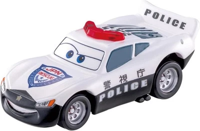 Takara Tomy 迪士尼皮克斯汽车 Tomica C-36 Lightning McQueen 警察迷你汽车玩具 — 第 1/3 张图片