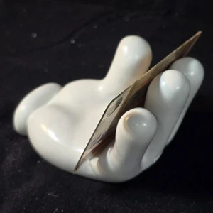 Disney Mickey Mouse Handschuh Hand Schreibtisch Halter - Visitenkarten Notizen Handy Halter - Bild 1 von 14