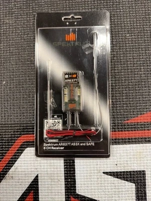 Spektrum AR637T 6 Channel and AS3X Telemetry Receiver new in box  - Image 1 of 2