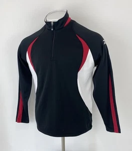 Mizuno Warmalite Thermal 1/4 Zip Top Pullover Black Large Men’s - Picture 1 of 14