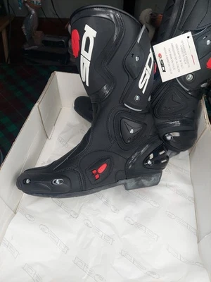Botas de moto Sidi Vertigo 2 talla 42 EE. UU. 8,5 artesanales en ITALIA  Foto 1 de 4