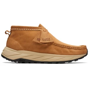 NEU UND VERPACKT Herren Clarks Originals WALLABEE EDEN dunkel sand Wildleder Stiefel - Bild 1 von 6