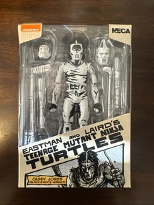NECA TMNT Eastman y Laird Casey Jones Variante Blanco y Negro Raro 📦 - Imagen 1 de 4
