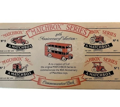 Vintage Matchbox 40th Anniversary Collection Series 1988 - Image 1 of 4