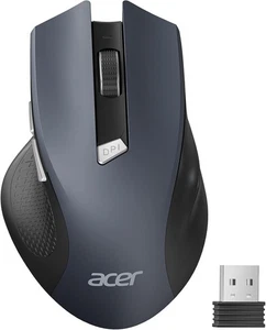 Acer Wireless Mouse, 2.4GHz 1600 DPI, 6 Buttons, USB for PC Laptop - Picture 1 of 9