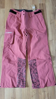 NUEVO con etiquetas PANTALONES DE ESQUÍ ALPINO ADIDAS TERREX TECHROCK ROJO MARAVILLA L - $400 venta al por menor Foto 1 de 4