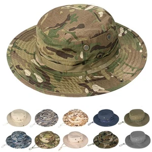 Sun Hats for Men Women Boonie Hat UPF 50+ Bucket Hat Wide Brim UV Protection ... - Picture 1 of 6