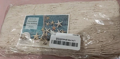 Red de peces natural decoraciones de fiesta para fiesta pirata, fiesta hawaiana, náutica... Foto 1 de 2